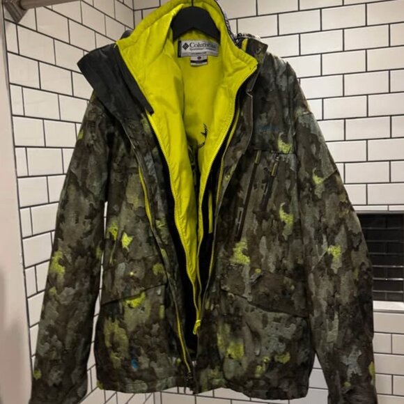 Mens Columbia Titanium Jacket Vented AND Hooded Sz XL. 2 Jackets In One - Picture 1 of 9